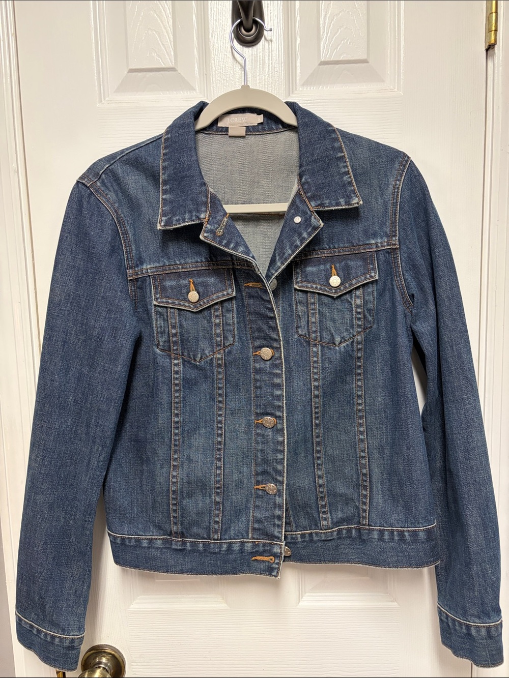 J. Crew Blue Denim Trucker Jacket